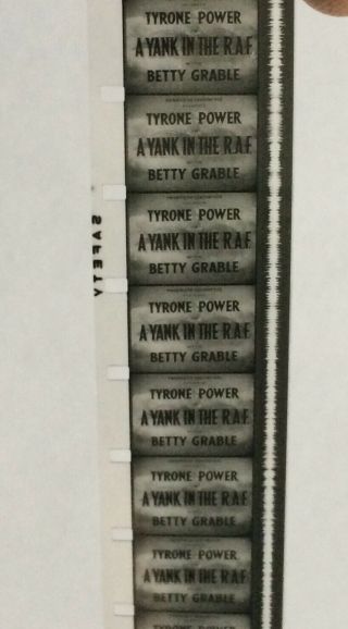Vintage Movie 16mm A Yank in the R A F Feature 1941 Film Drama Adventure WW2 3
