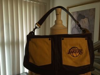 vintage Lakers Leather clutch bag 3