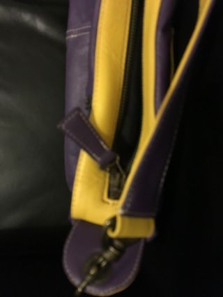 vintage Lakers Leather clutch bag 5