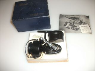 Vintage Garcia Mitchell 300 Spinning Reel And Box W/ Extra Spool As Found