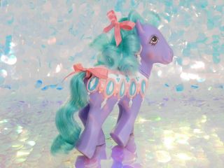 Vintage My Little Pony SPARKLER Merry Go Round Ponies Carousel G1 MGR MLP BB213 3