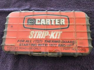 Vintage Carter Competition Series Thermo Quad Carburetor Tune Up / Strip Kit