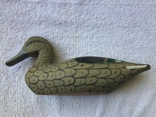 Hen Pin Tail Made By Clarence Lewis Stacy Nc,  Signed & Dated 1987