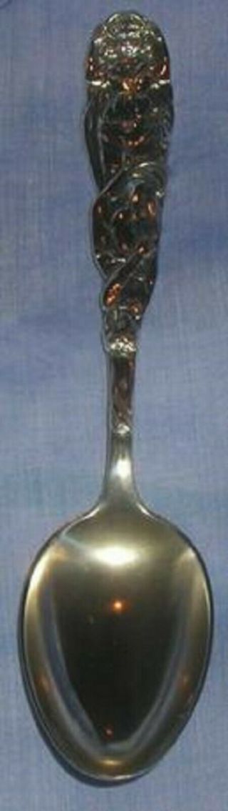 Antique Tiffany & Co Sterling Silver Jack & Jill Nursery Rhyme Table Spoon C.  190