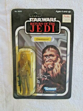 Starwars 38210 Return Of The Jedi Chewbacca Vintage1983; Carded Kenner