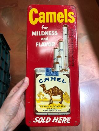 Vintage Camel Cigarette Thermometer