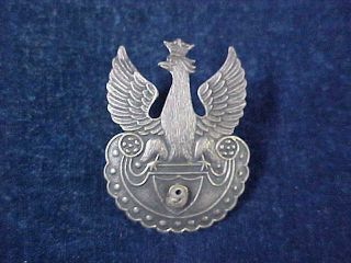 Rare Polish Poland Officers Cap Badge " Eagle " Polish 9th Legion