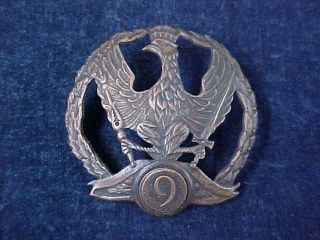 Rare Polish Poland Cap Badge " Eagle " Polish 9th Cadet Corps