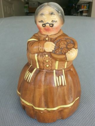 Rare Vintage Collectible Twin Winton Granny Cookie Jar 12 " Tall 1962