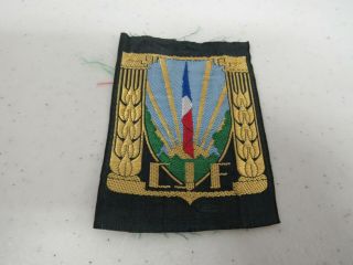 Wwii French Vichy Youth Organization Rare France Bevo Patch.