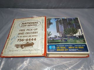 Vintage The Castaways Hotel Casino Las Vegas 1973 Phone Book & Hardback Cover 6