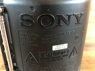 Vtg Sony Color Walkman 5 