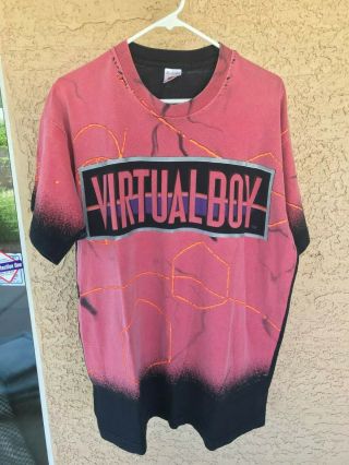 Extremely Rare Vintage Nintendo Virtual Boy T - Shirt