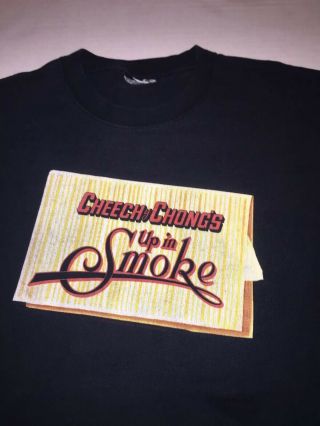 Vintage 90s Cheech And Chong Up In Smoke T Shirt XXL 4