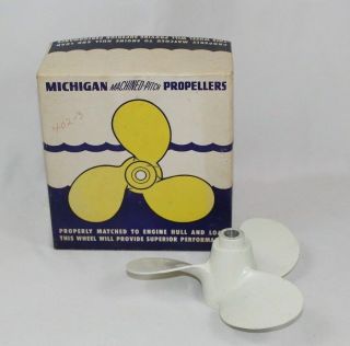 Vintage Old Stock Nos Michigan Machine Pitched Propeller Am - 431 1956 - 65 Boat
