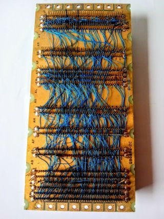 Vintage Wire Wrap Board Scrap Gold Plated Pins Gold Plated Circuit Board Scrap
