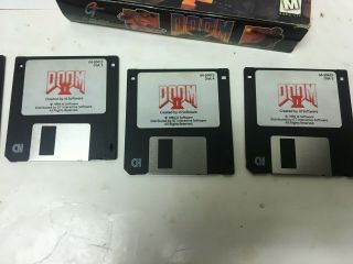 Vintage DOOM 2 PC BIG BOX Complete Game 3.  5 