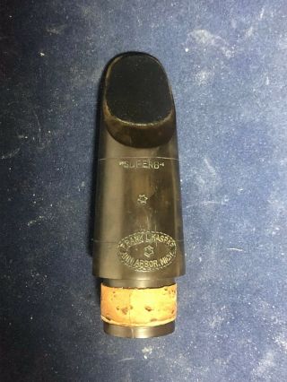 Vintage Kaspar E - Flat Clarinet Mouthpiece