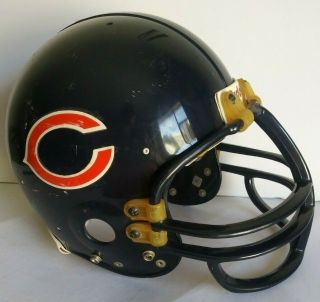 Riddell Xl Chicago Bears Af2 Nfl Football Helmet.  Size 7 1/2.  Vintage 1980 