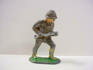 Noblespirit (toy) Vintage Barclay Charging Japanese Soldier Lead Figure