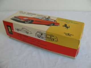 Vintage Bandai Japan Tin Litho Auto - Top Ferrari Convertible 4003 Part / Restore 10