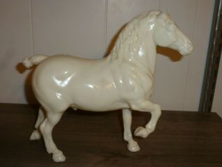 Breyer Factory Unpainted Belgian Draft Horse Blank Vintage Model