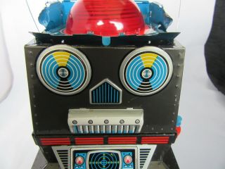 Vintage Rare 1960 ' s Robotank Z Nomura Japan Tin Litho Robot Toy w/ Orig.  Box 3