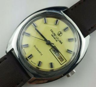 Vintage Favre Leuba Geneve Men 