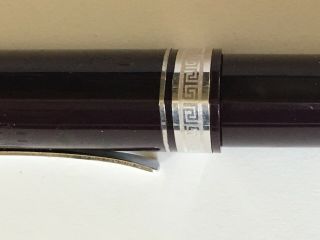 OMAS 360 Fountain Pen - Rare Erasmus Mundus CLE certified edition - Burgundy 4