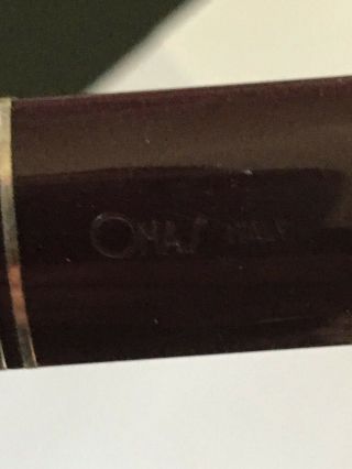 OMAS 360 Fountain Pen - Rare Erasmus Mundus CLE certified edition - Burgundy 5