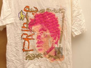 Vintage 1987 Prince World Tour White T - Shirt,  Sign of the Times,  Size L,  Deadstock 2
