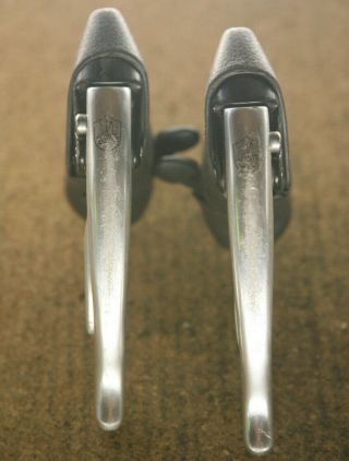 Vintage 1992 Campagnolo Record 2 X 8 Speed Brakes Brake Shifting Levers Set