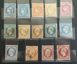 France - 1849 - 1949,  Rare Stamps Collection; Used/Unused; Album/ Stockbook 4