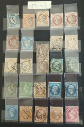 France - 1849 - 1949,  Rare Stamps Collection; Used/Unused; Album/ Stockbook 8