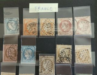 France - 1849 - 1949,  Rare Stamps Collection; Used/Unused; Album/ Stockbook 9
