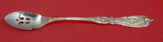 Francis I By Reed And Barton Sterling Olive Spoon Pierced Long 7 1/2 " Custom