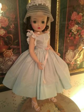 Dress and Hat for Vintage Madame Alexander Cissy Doll 8