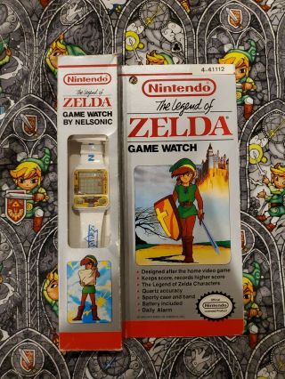Legend Of Zelda Vintage Nelsonic Game Watch White