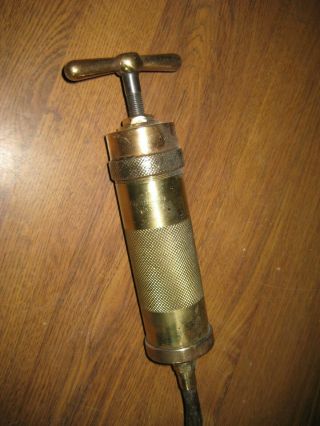 Vintage ENOTS Large Size Flexible Grease or Oil Gun for Rolls - Royce or Bentley 3