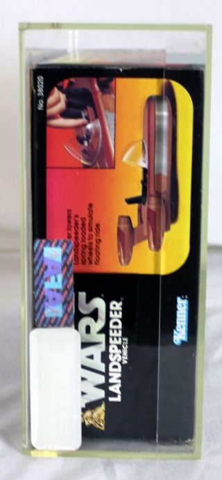 Vintage Star Wars Boxed Landspeeder Collectors Vehicle AFA 85 3