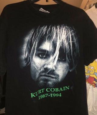 Vintage Kurt Cobain Memorial T - Shirt