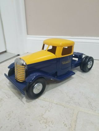 Vintage Structo Diamond T Semi Tractor Trailer Truck Cab Restored