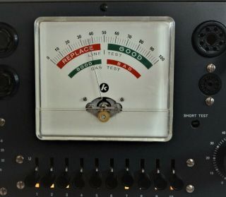 VINTAGE Knight Allied Radio Tube Tester Checker - - Very - 5
