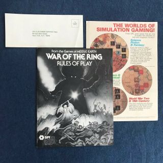 1977 Vintage Board Game “War of the Ring 