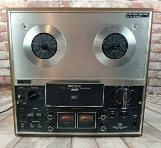 Vintage 1971 Sony Tc - 377 Reel To Reel Tape Deck Player And Recorder
