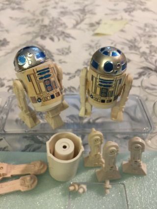 ✅Vintage Star Wars Droid Factory R2 - D2 3rd Leg PARTS Lot❗️NICE 3