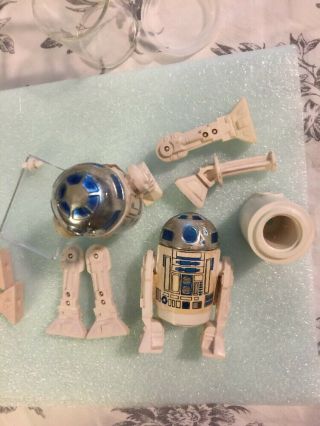 ✅Vintage Star Wars Droid Factory R2 - D2 3rd Leg PARTS Lot❗️NICE 5