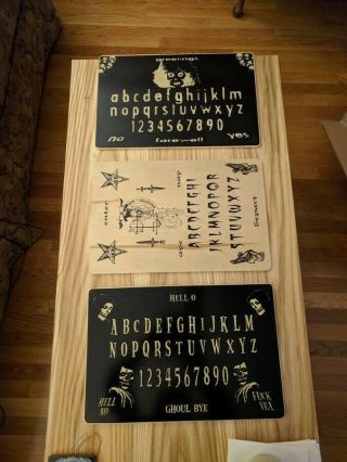 Misfits Samhain Danzig Spirit Boards - Ouija Boards Signed & Numbered Very Rare