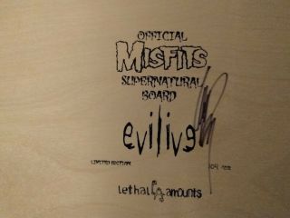 MISFITS SAMHAIN DANZIG Spirit Boards - Ouija Boards Signed & numbered VERY RARE 6