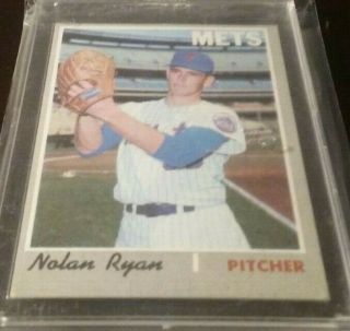 1970 Topps 712 - Nolan Ryan (hof) Vintage Card - Ex - Mt.  Sharp